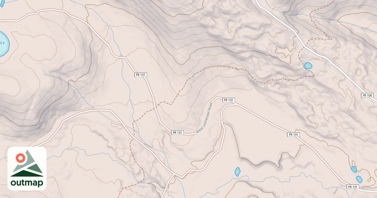 Map of WEST TENNESSEE