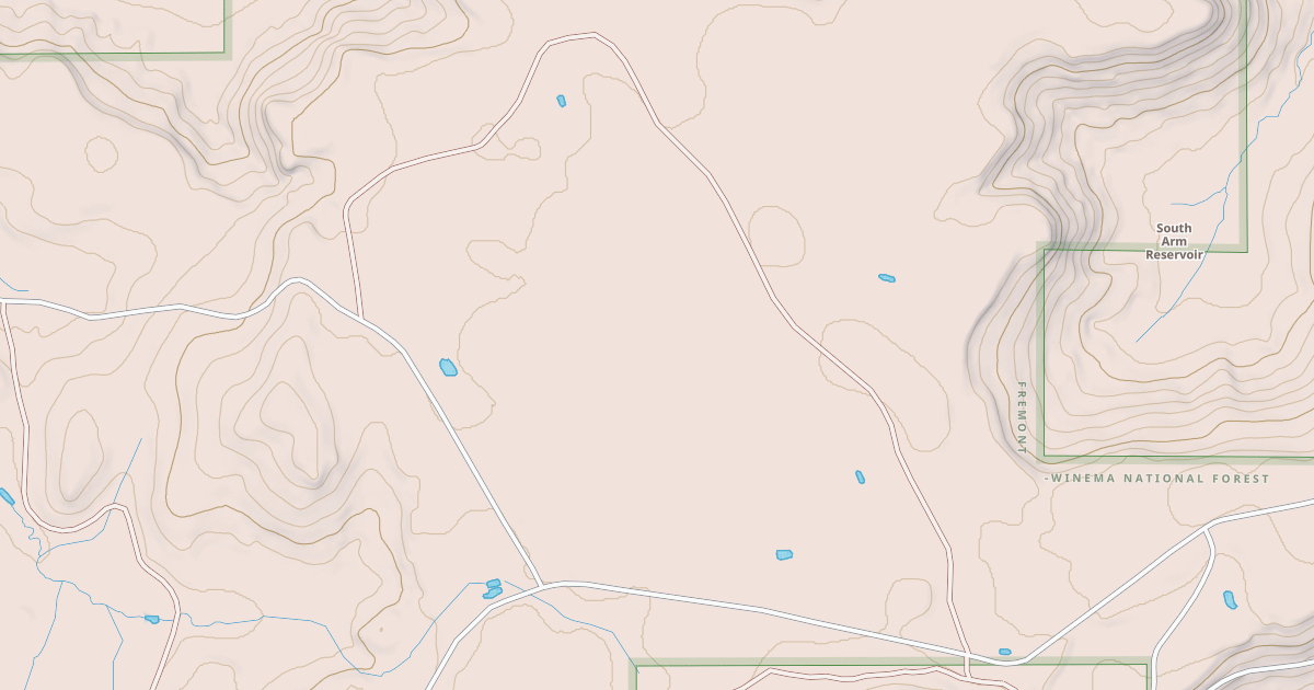 Map preview of BRUSHY MOUNTAIN