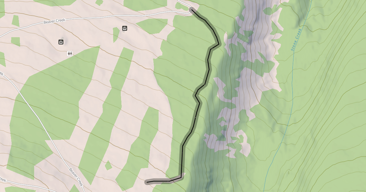 Map preview of Upper Stone Creek