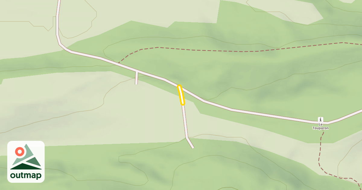 Map of Piste Ski fond Eolienne