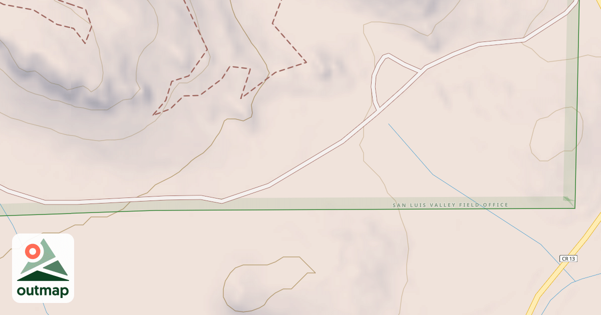 Map of BLM National GTLF Public Motorized Roads 98fd3426-7ca6-48a3-8491-e758760872b3