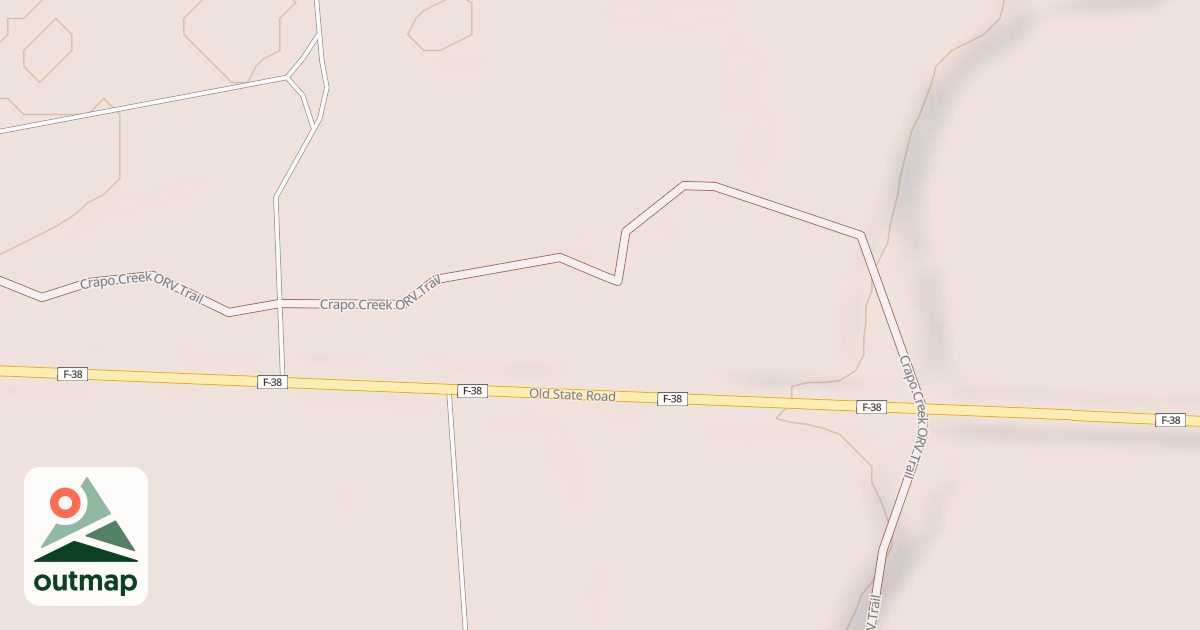 Map of Crapo Creek Trail