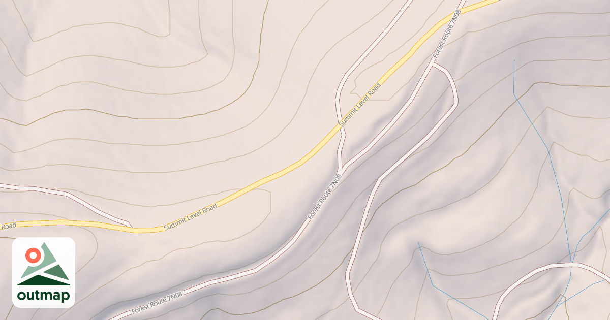 Map of USFS Motor Vehicle Use Map Roads {6F2A9D87-41B2-41D9-9A1A-D6AC26076CFE}