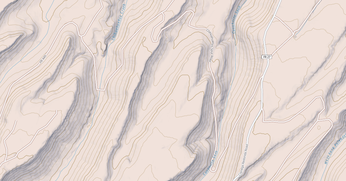 Map preview of CHIHUAHUENOS SPUR