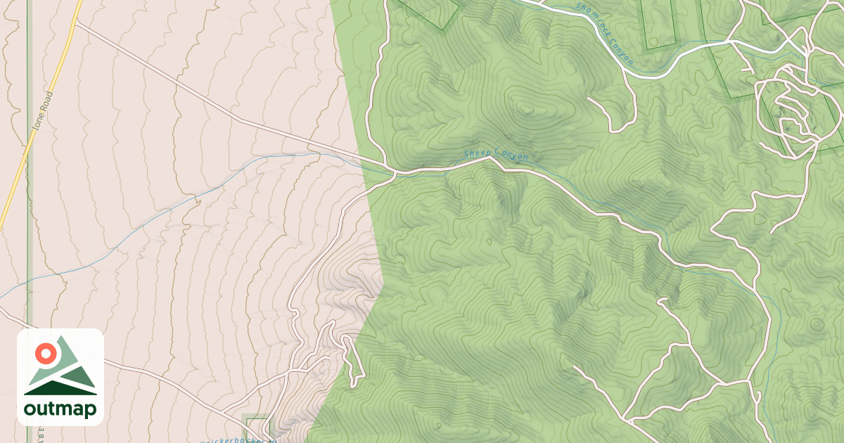 Map of SHEEP CANYON