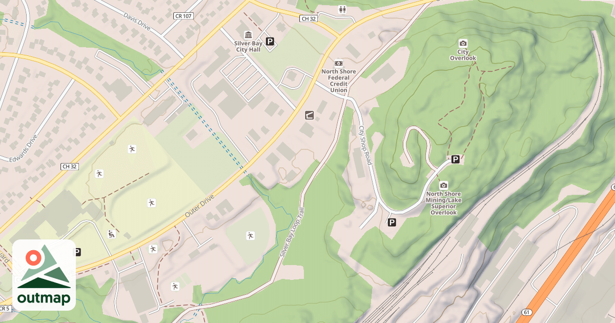Map of Red Dot Trail