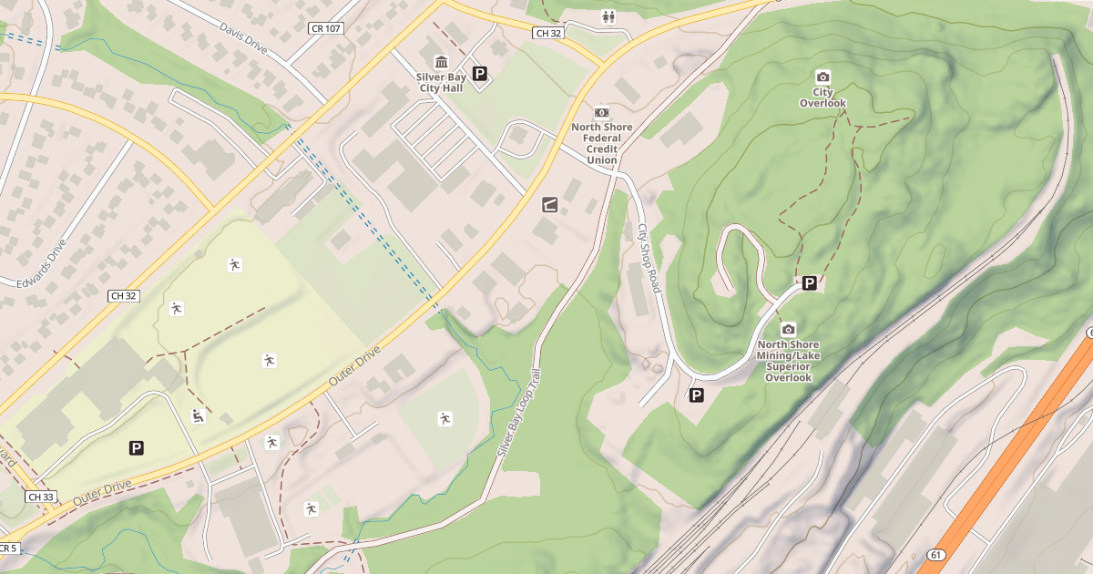 Map preview of Red Dot Trail
