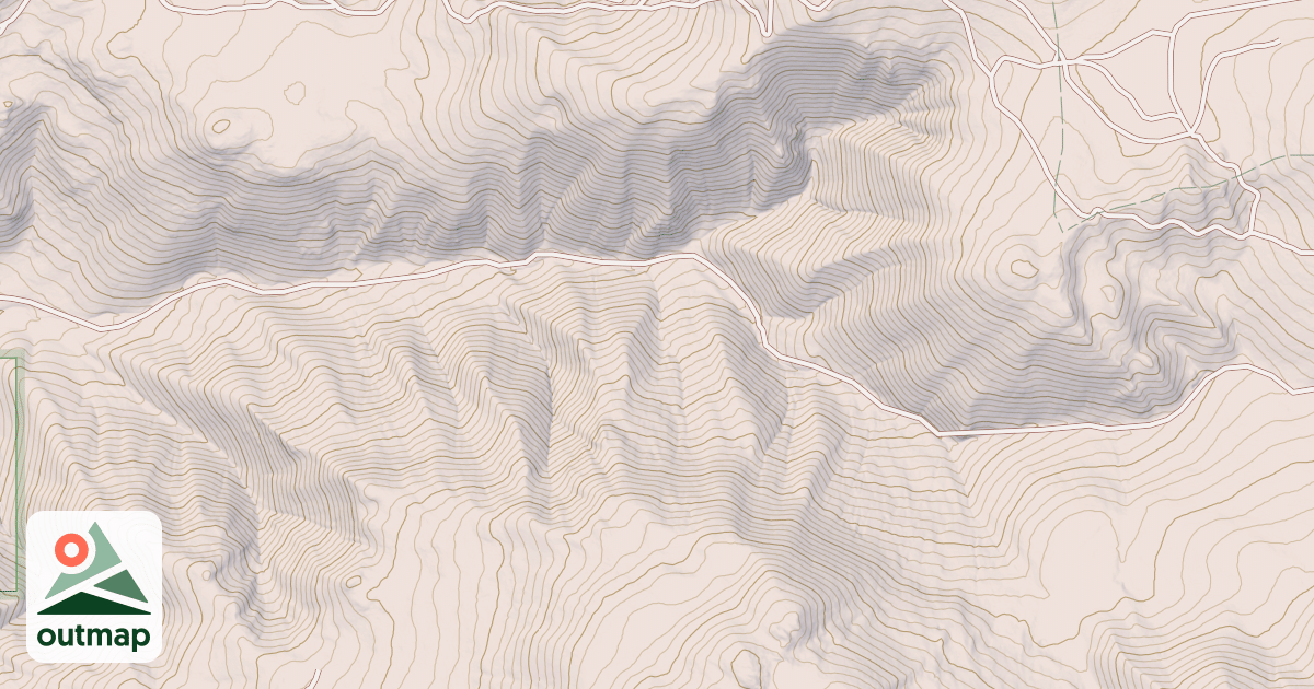 Map of Main Canyon
