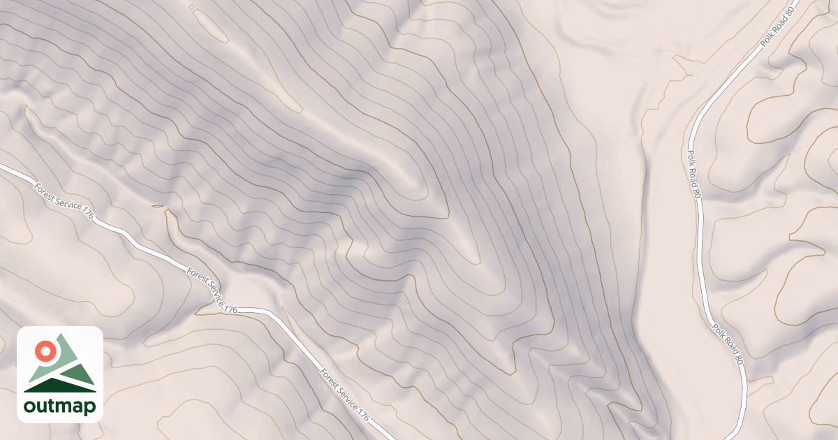Map of USFS National Forest System Roads {31ACF01D-199F-4685-8C14-8B73CD441A3C}