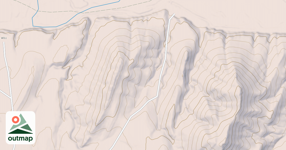Map of BLM National GTLF Public Motorized Roads 033275f4-9c86-4970-bffc-bc8e564d4063
