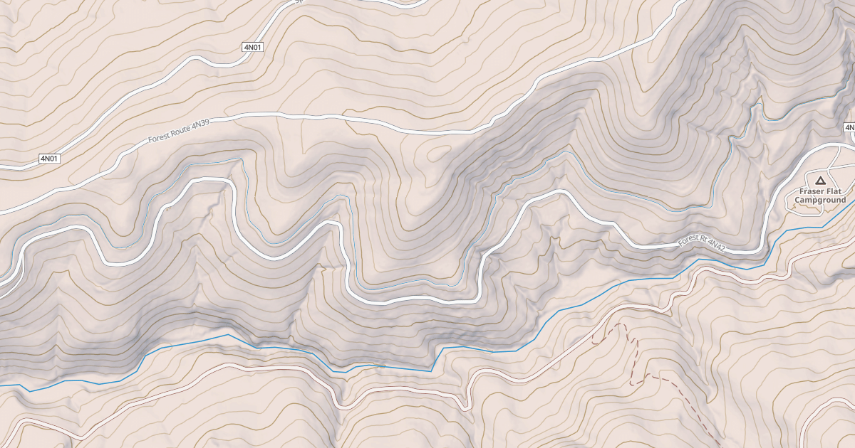 Map preview of FRASER FLAT