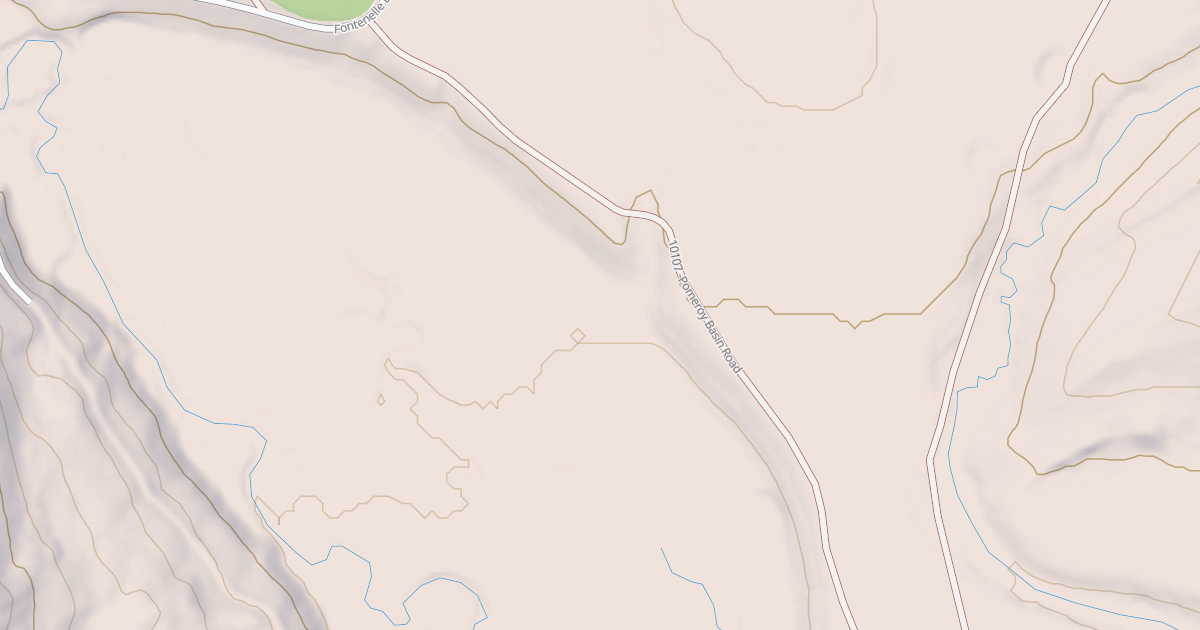 Map preview of POMEROY BASIN RD