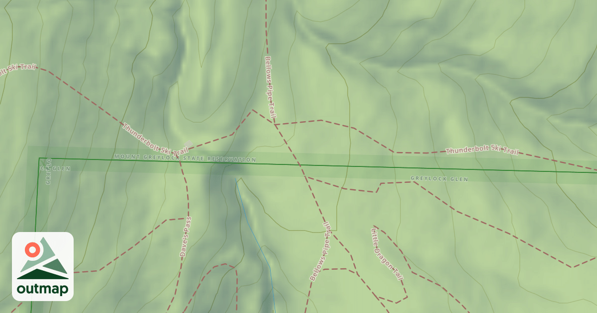 Map of Bellows Pipe Trail
