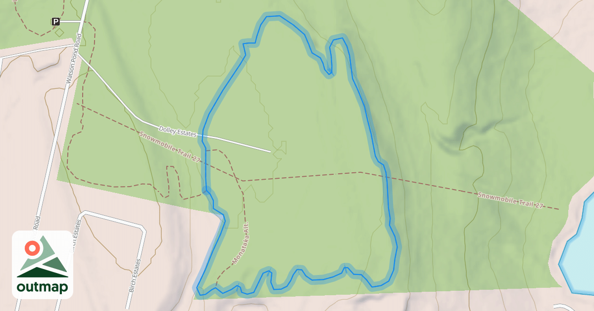 Map of Monataka Loop