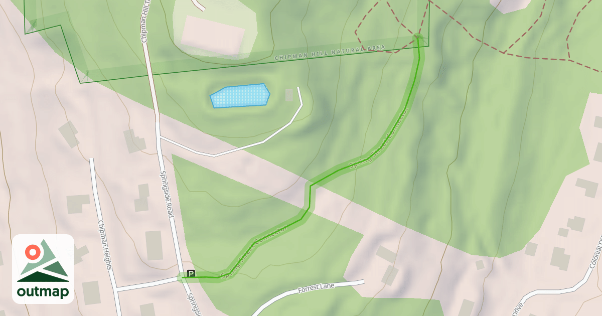 Map of Spring Street Connector