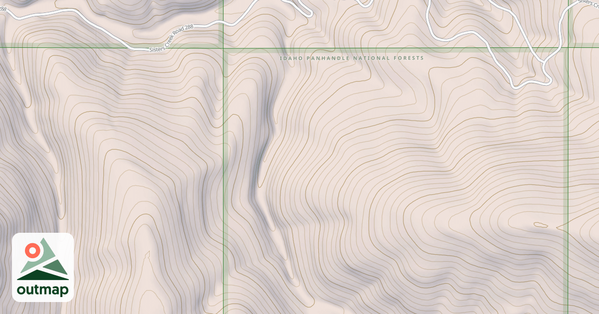 Map of Lower Hilo Creek Ohv