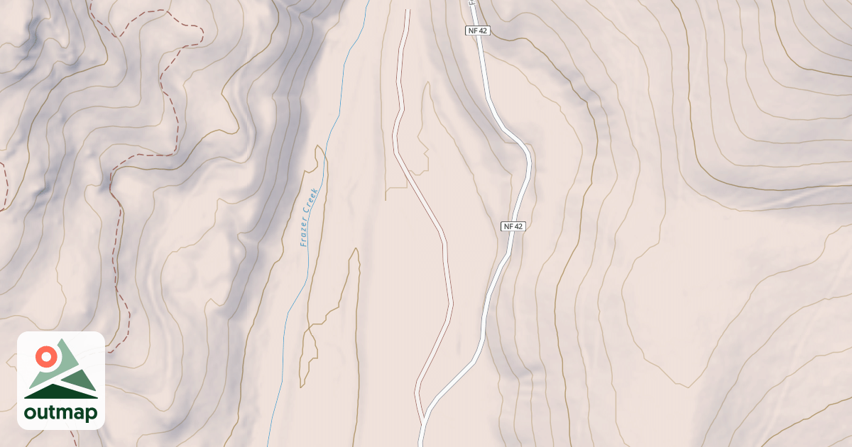 Map of HIDDEN CAMPGROUND