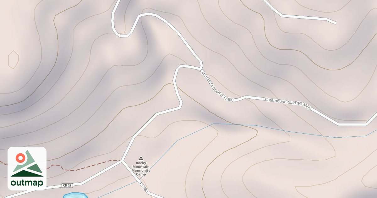 Map of CATAMOUNT