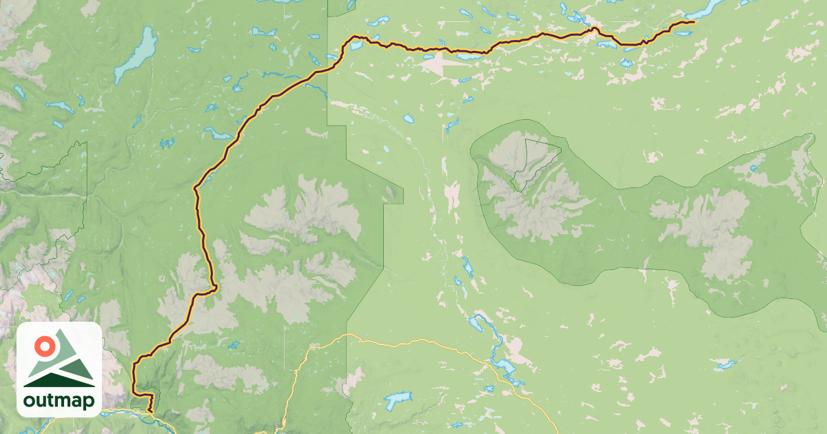 Map of Alexander Mackenzie Heritage Trail