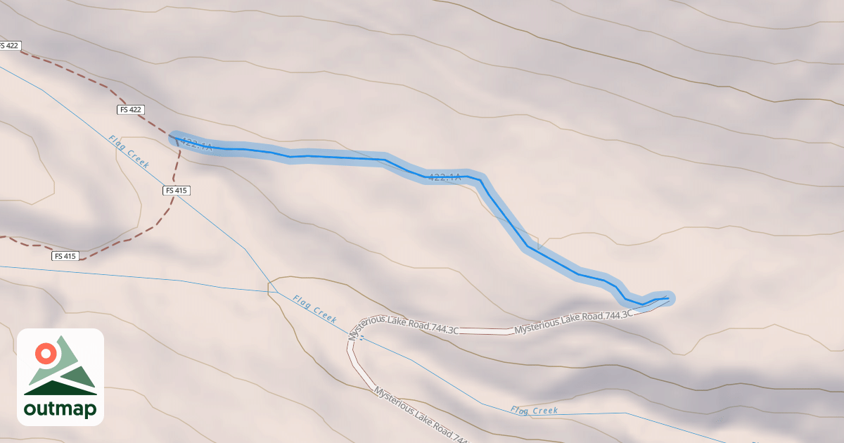 Map of 422.1A
