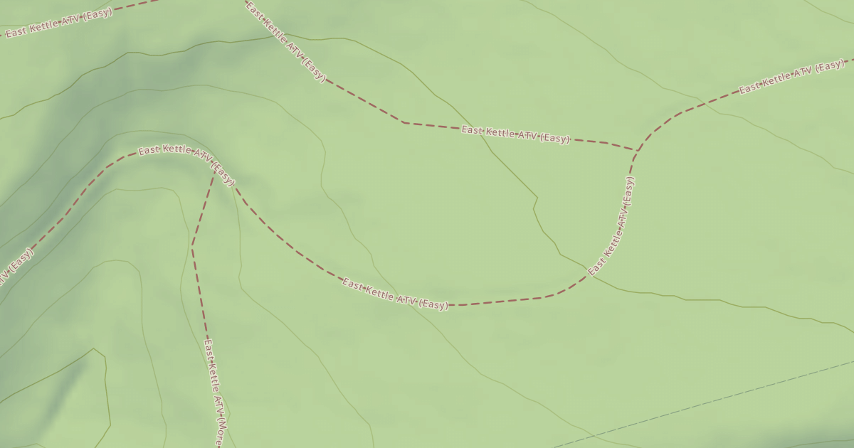 Map preview of East Kettle ATV Trail System