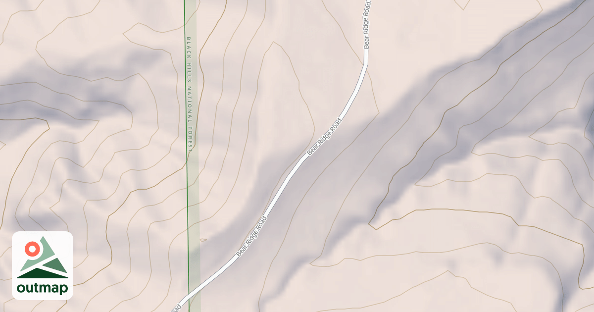Map of BEAR RIDGE