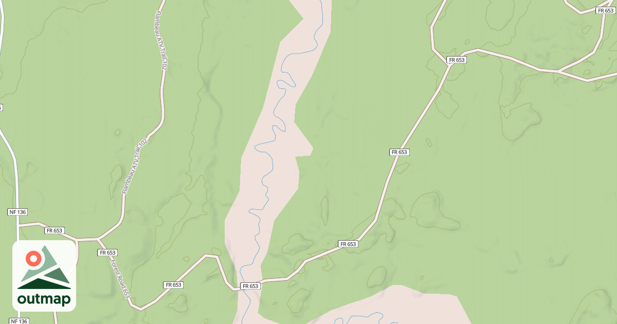 Map of FR 653