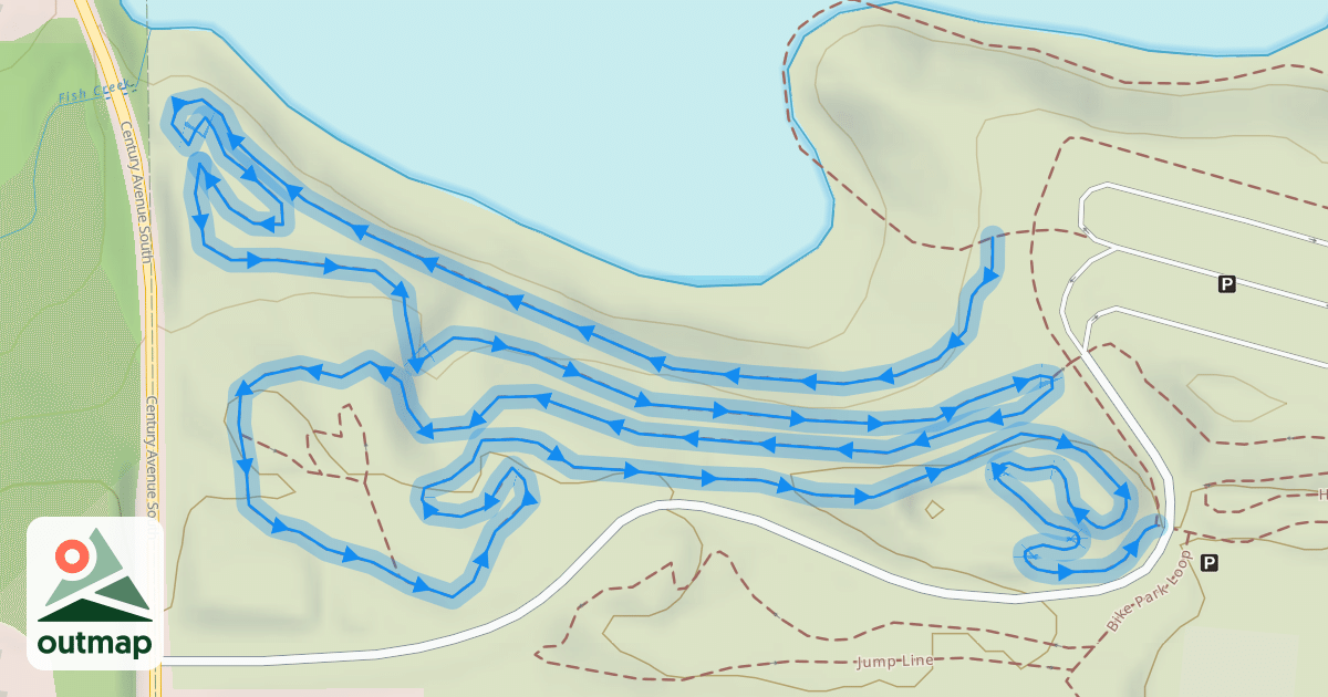 Map of Shore Shimmy