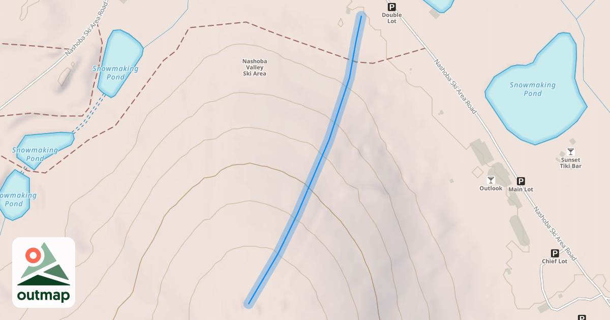 Map of Nashoba Slope