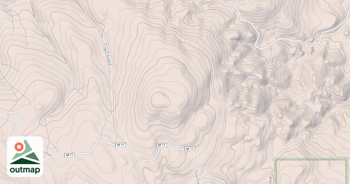 Map of USFS National Forest System Roads {64A7F707-6630-4769-971D-7962DD37F316}
