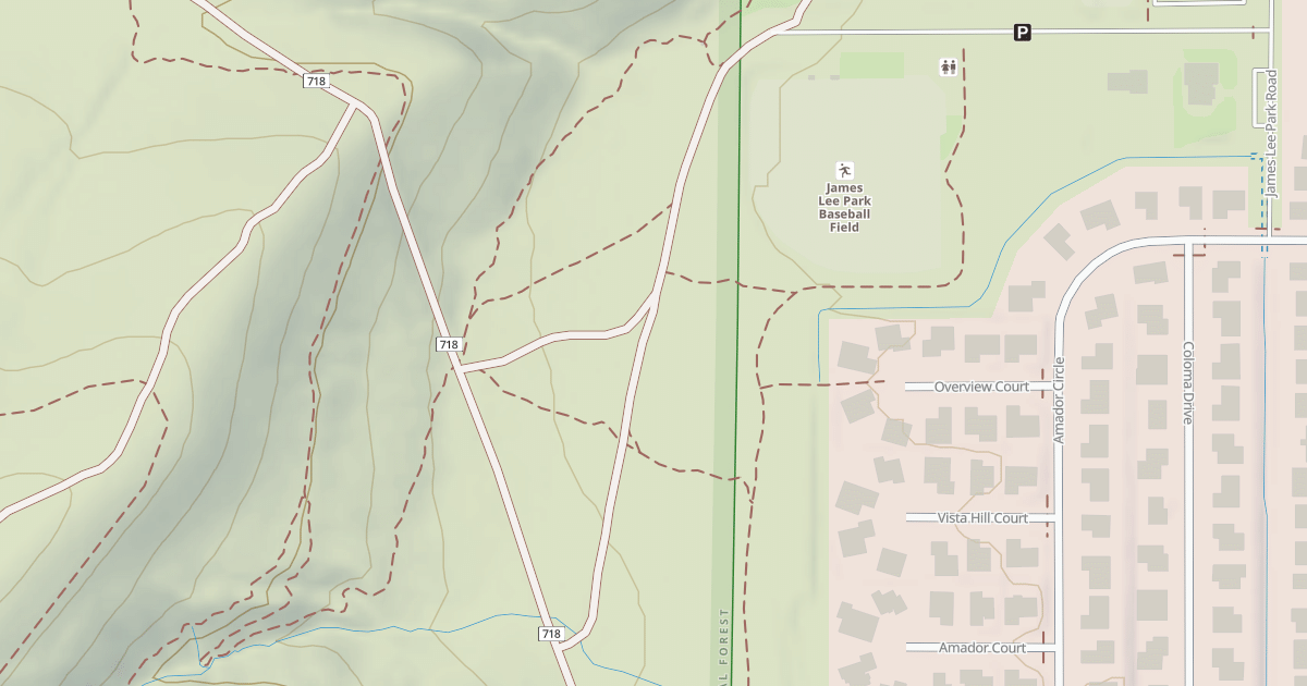 Map preview of WILDLIFE PEAK ROAD