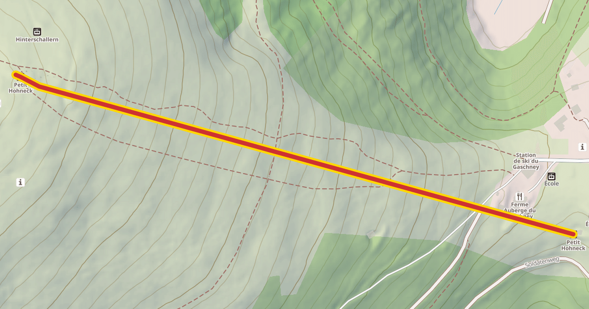 Map preview of Téléski du Petit Hohneck