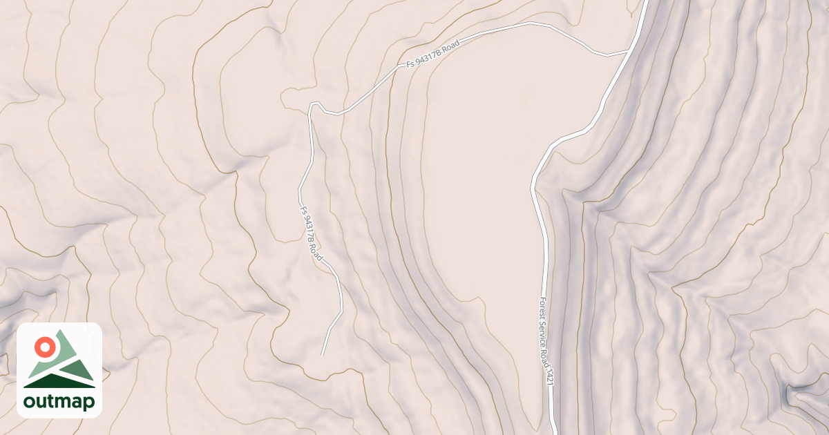 Map of USFS Motor Vehicle Use Map Roads {1D1EE74E-5801-4EDE-8967-1B7E5A537DBD}