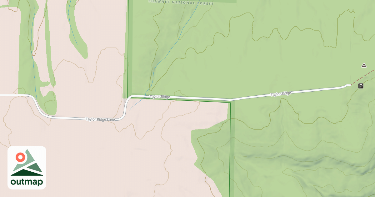 Map of TAYLOR RIDGE ROAD