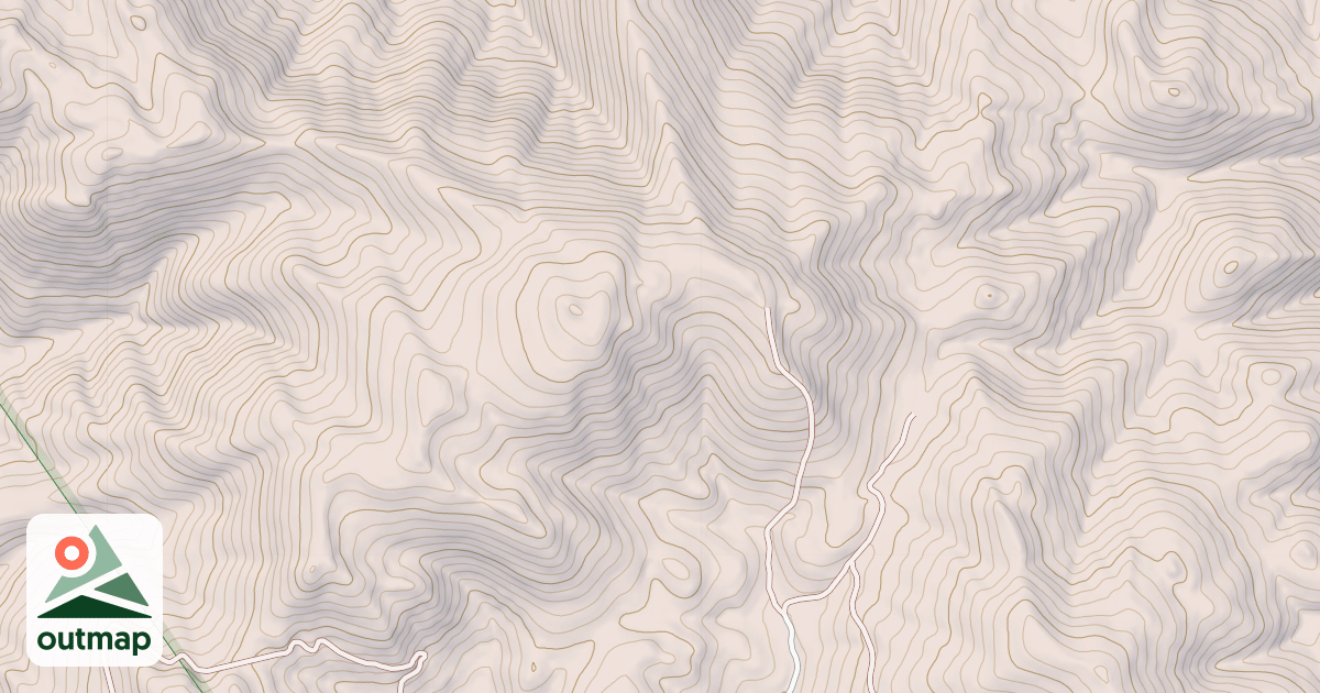 Map of SULPHUR PEAK