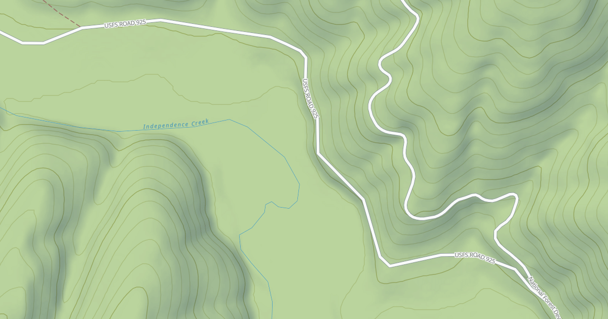 Map preview of INDEPENDENCE CREEK