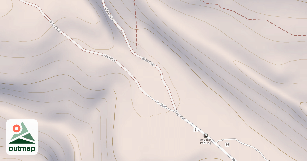 Map of BLM National GTLF Public Motorized Roads fa7c5d3e-c7bb-4ba4-baee-41650f575837