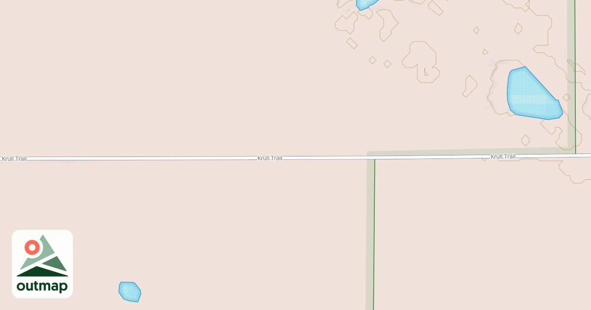 Map of Warroad/Roseau Trails