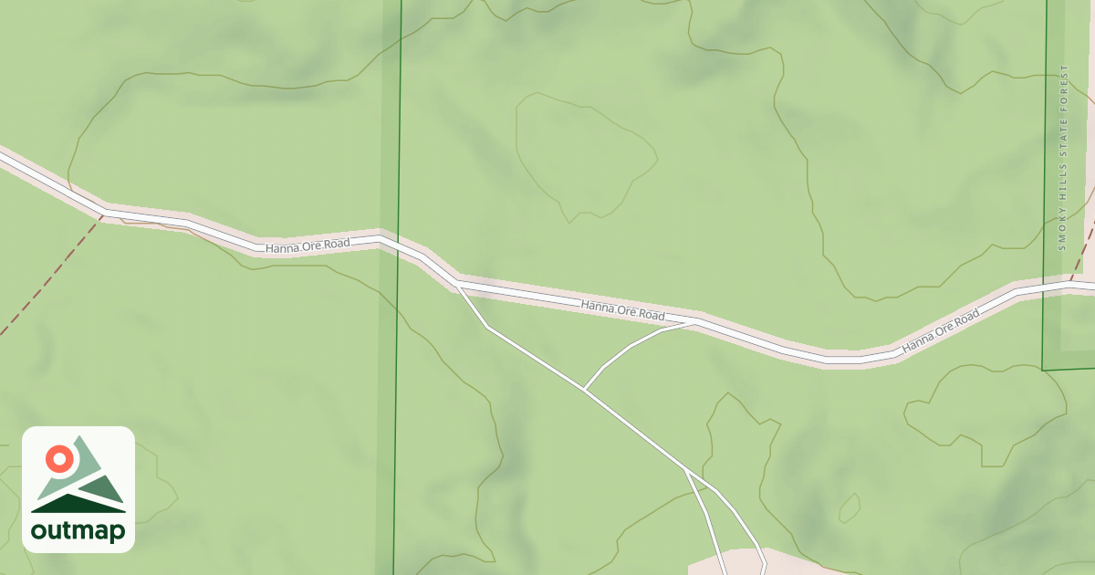Map of Smoky Hills