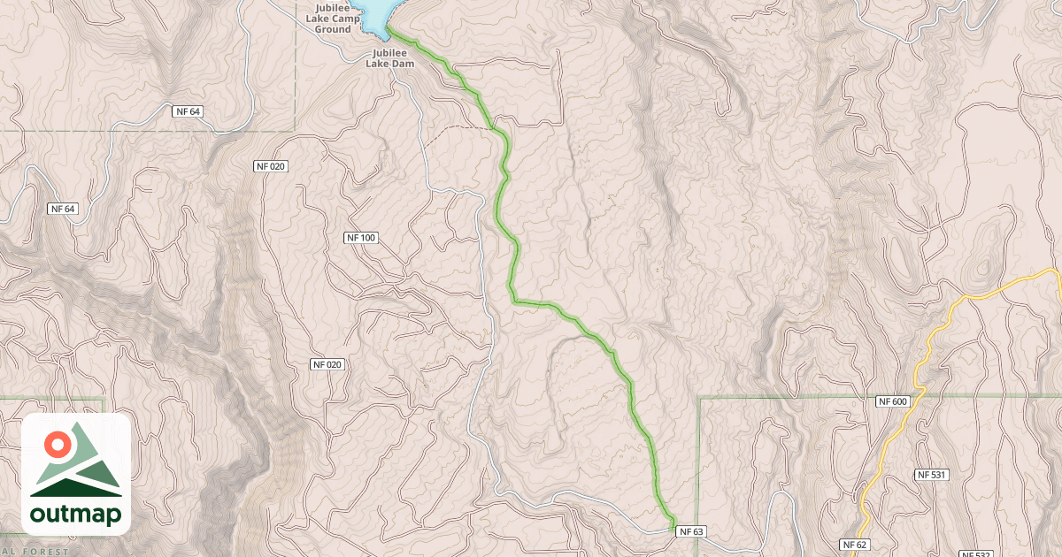 Map of Mottet Trail