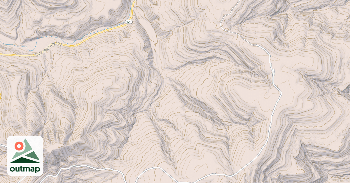 Map of USFS National Forest System Roads {B2E1FD52-CBD4-4B12-A40E-8D95C3F165B5}