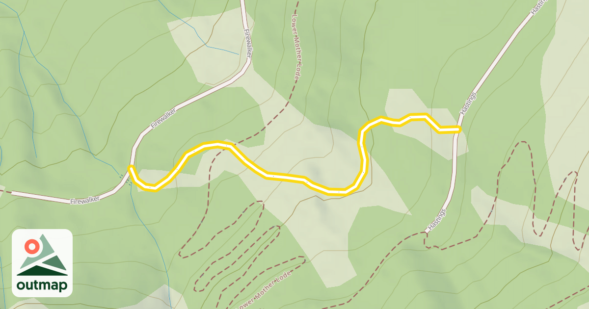 Map of Hastings Cut Off