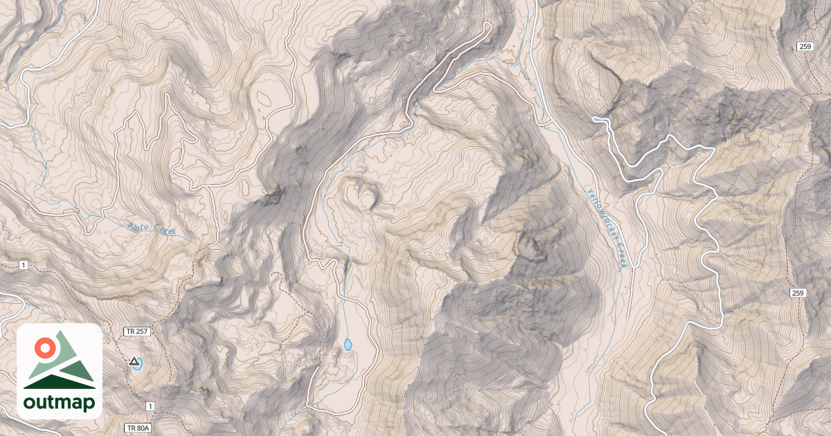 Map of BADGER_CREEK