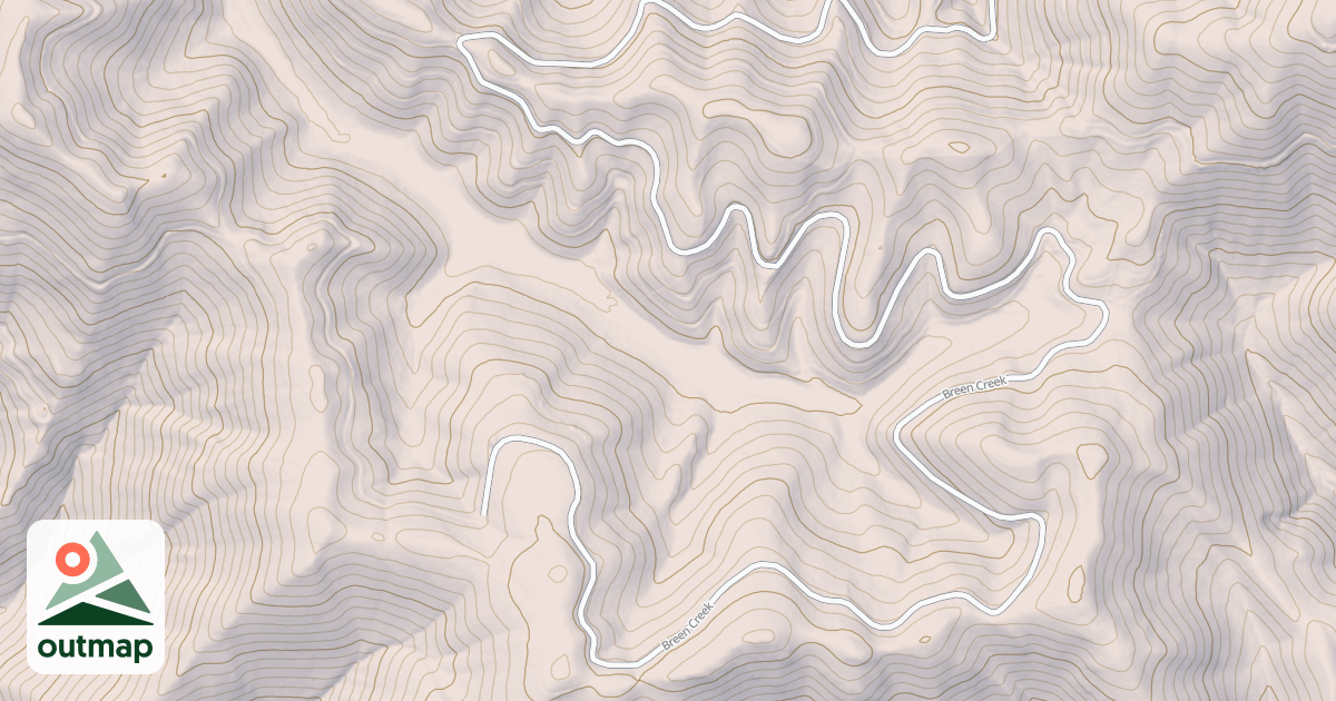 Map of BREEN CREEK