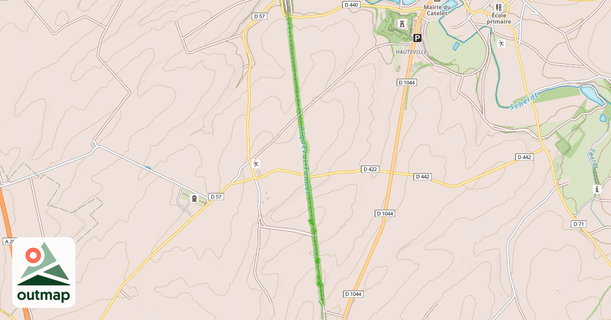 Map of Single du Touage