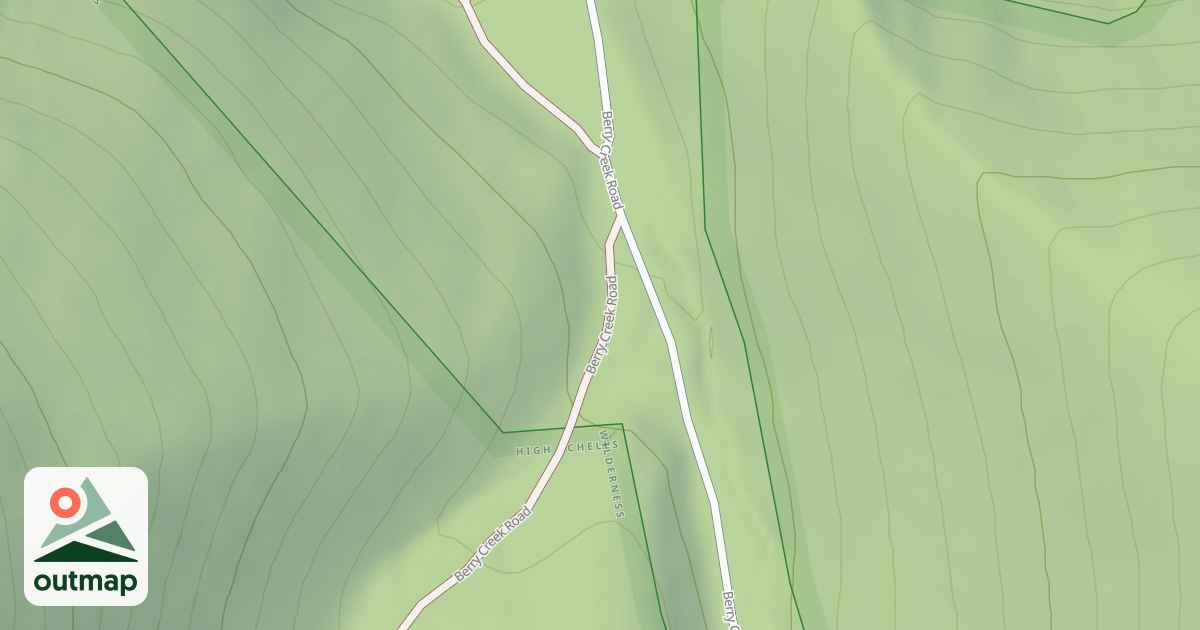 Map of BERRY CREEK