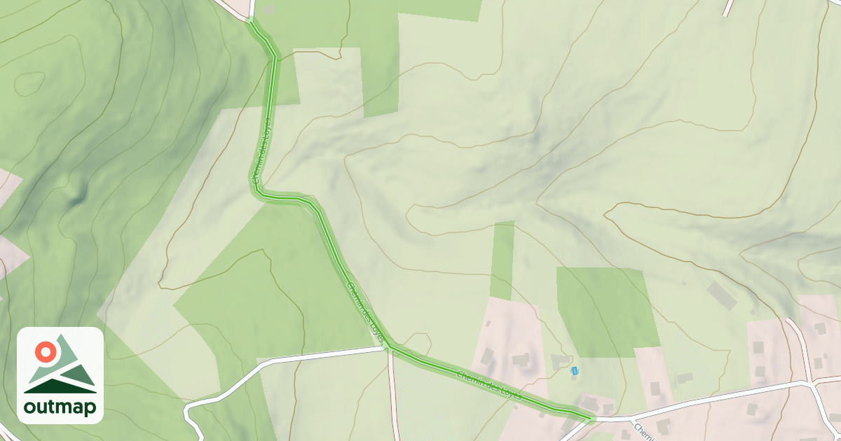 Map of Chemin des Loyes