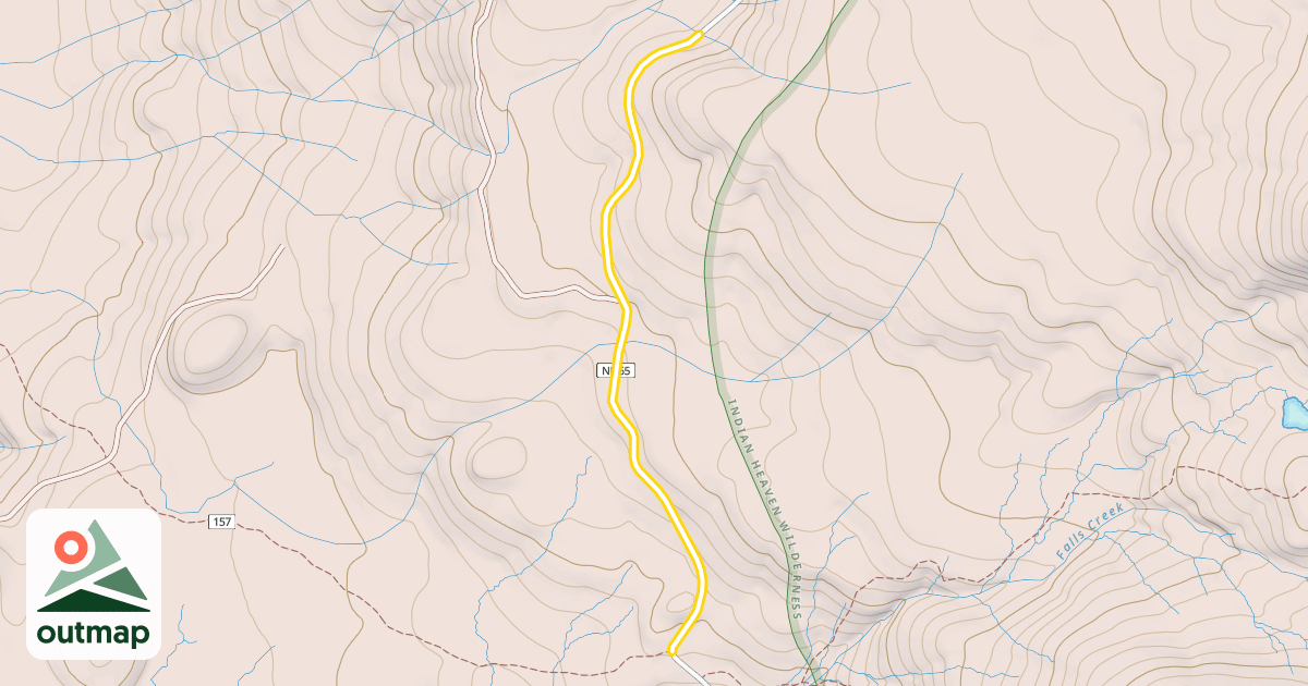 Map of Forest Road 65