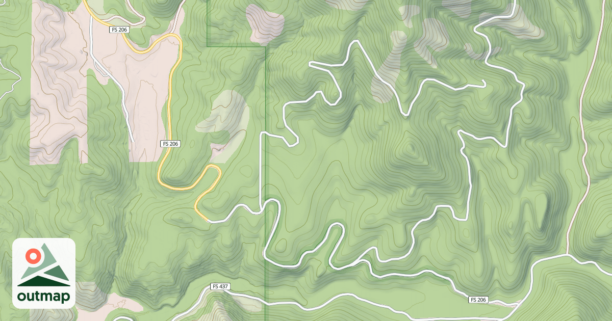 Map of RAILROAD GRADE