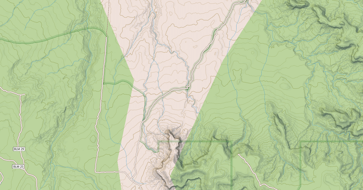 Map preview of BLM National GTLF Public Motorized Roads 20ce6c64-998e-4436-9cdc-4294979d7121